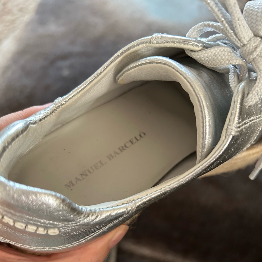 Italian designer Platform Espadrille Sneakers - Picture 6 of 6